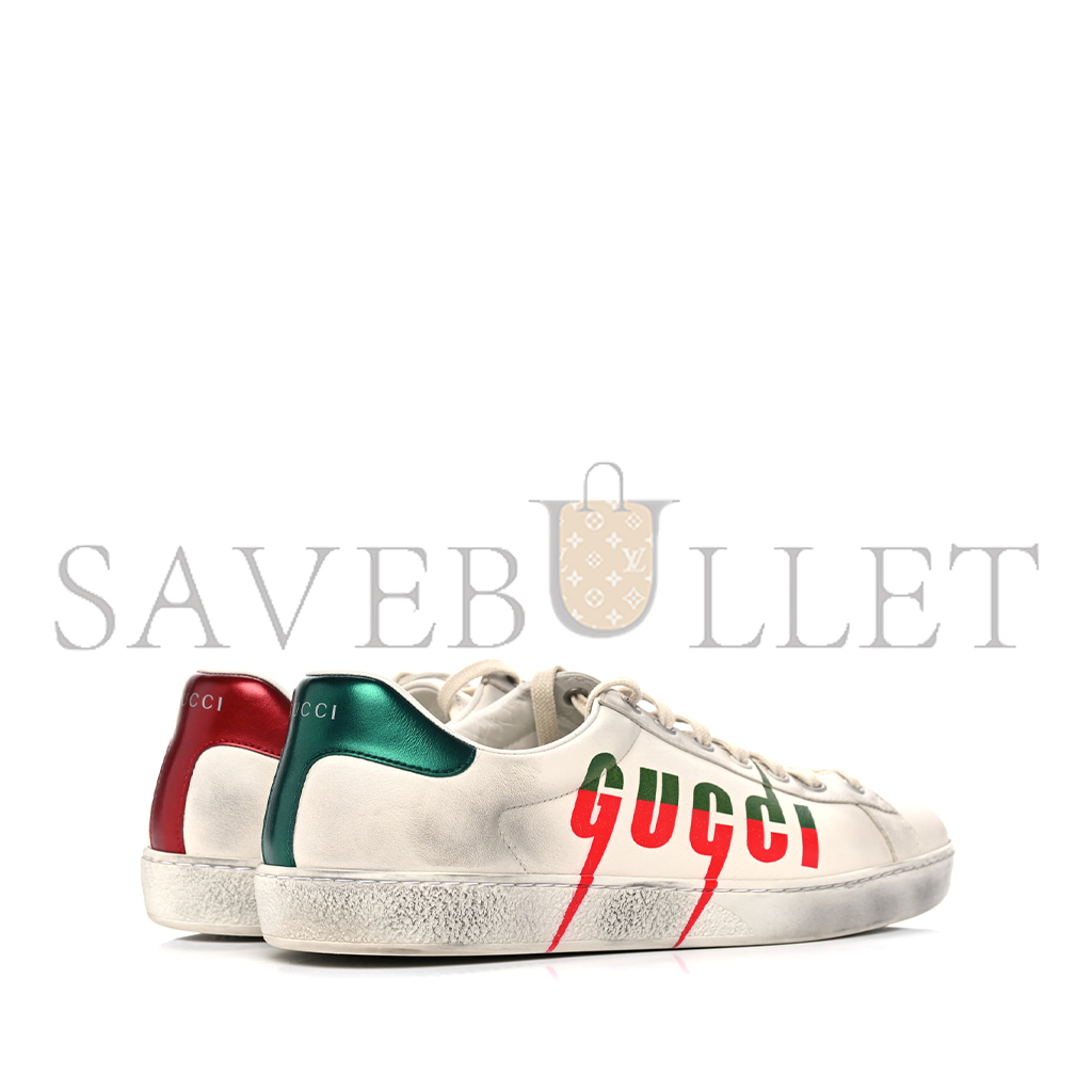 G*u*i distressed calfskin mens ace blade sneakers 11 923484